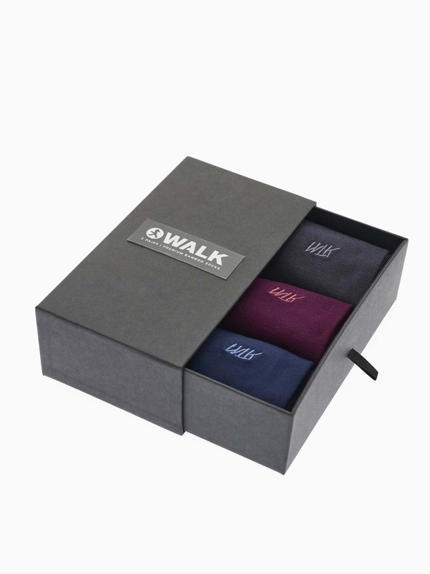 Κάλτσες από bamboo 3 ζεύγη giftbox