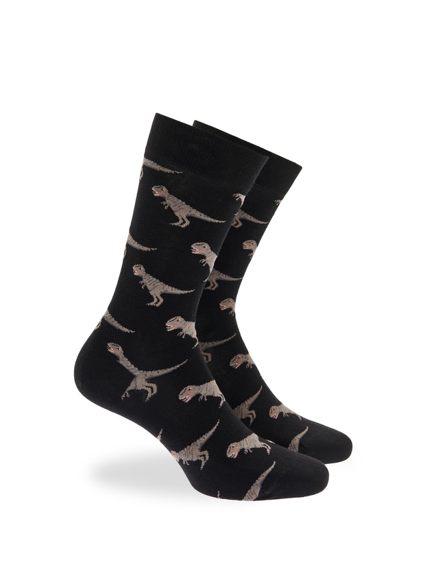 Cotton dinosaurs crew socks 3-pack giftbox