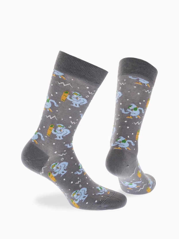 Βαμβακερές κάλτσες με σχέδιο Après-Ski – 3 ζεύγη gift box