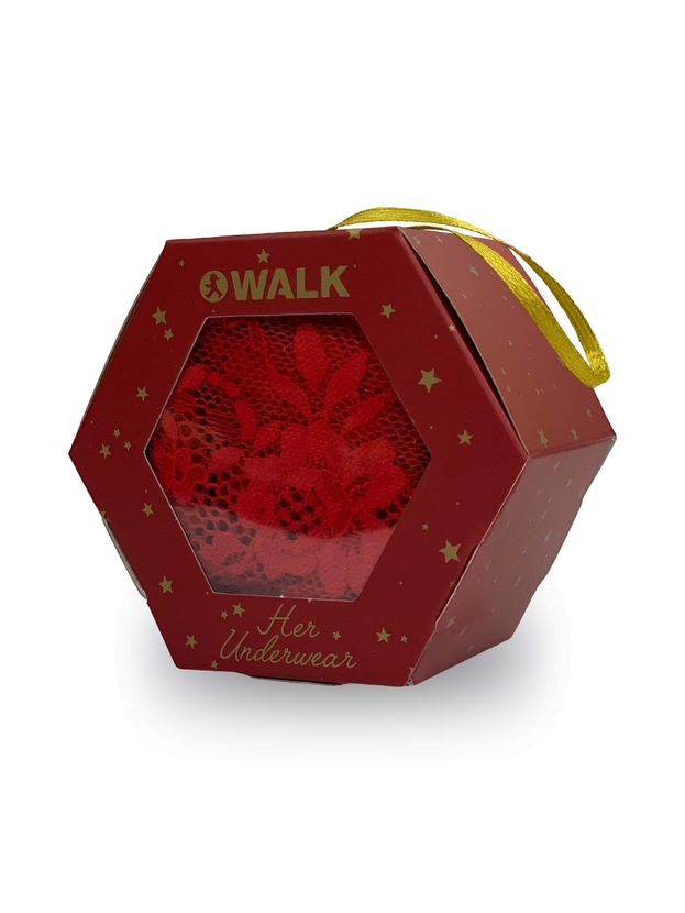 Τάνγκα από δαντέλα και microfiber x-mas giftbox