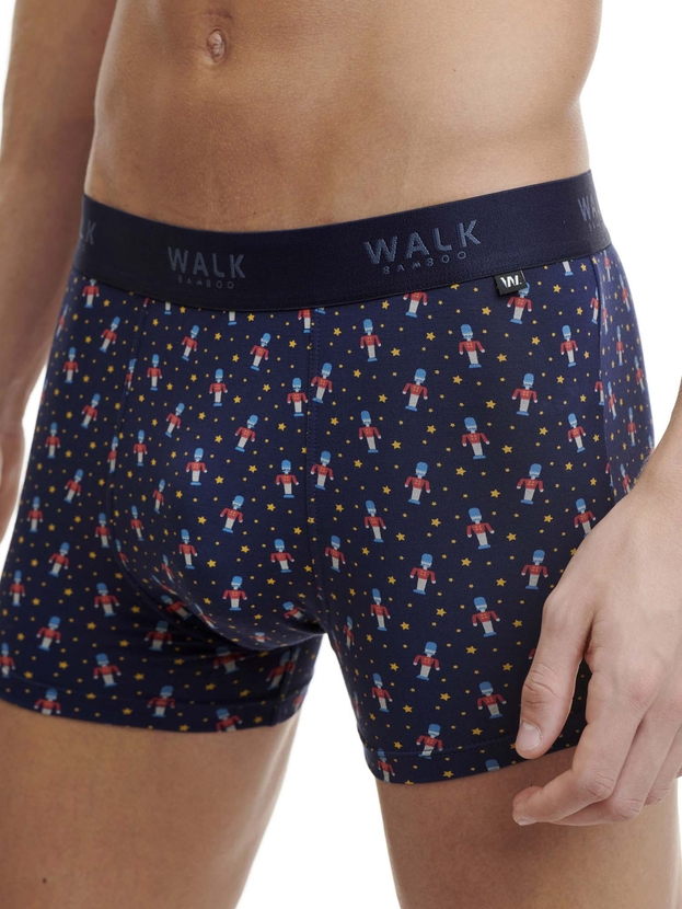 Μπόξερ με σχέδιο από bamboo x-mas giftbox