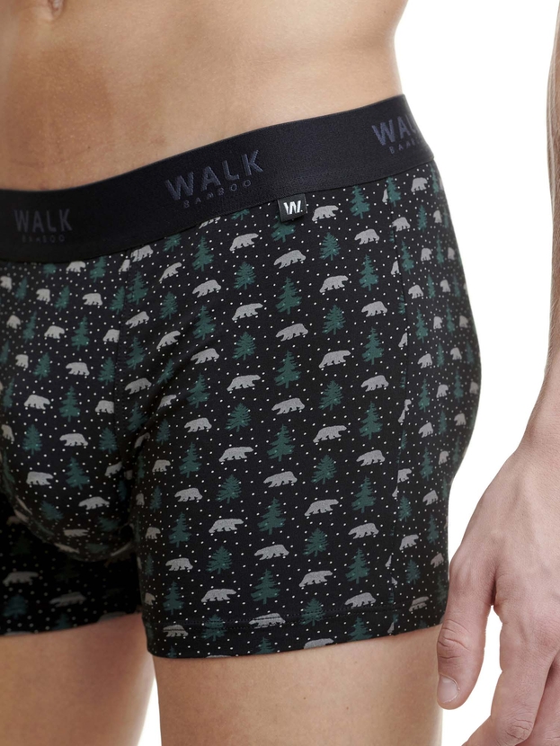 Printed bamboo boxer x-mas giftbox