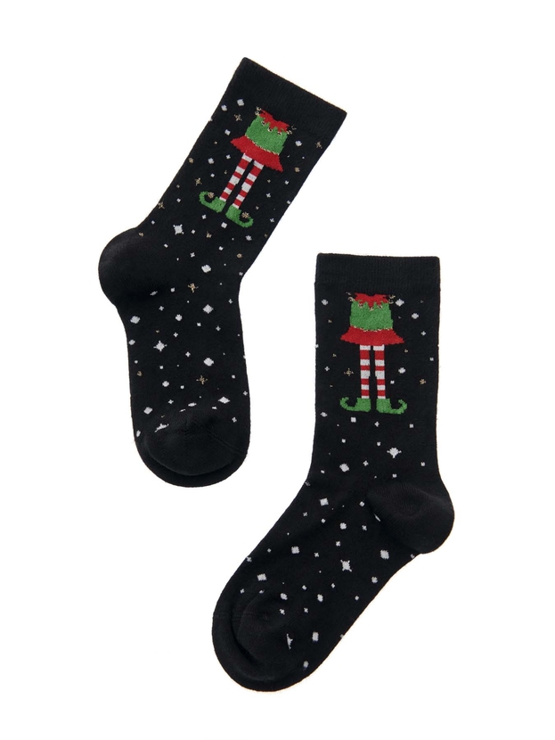 Kid's bamboo X-mas socks in a gift box