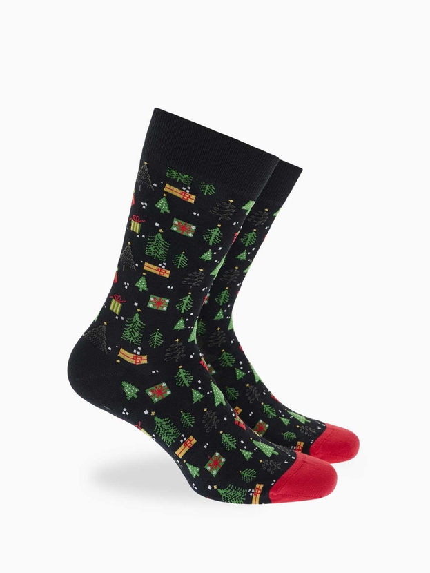 Κάλτσες από bamboo με χριστουγεννιάτικο σχέδιο σε gift box (2 ζεύγη)