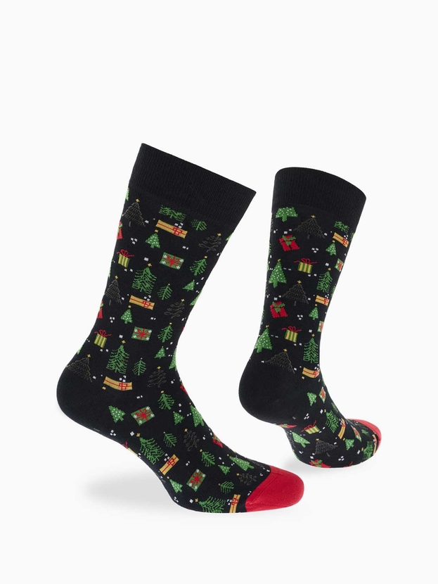 Κάλτσες από bamboo με χριστουγεννιάτικο σχέδιο σε gift box (2 ζεύγη)