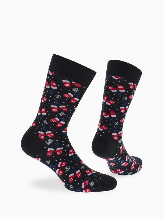 Κάλτσες από bamboo με χριστουγεννιάτικο σχέδιο σε gift box (2 ζεύγη)