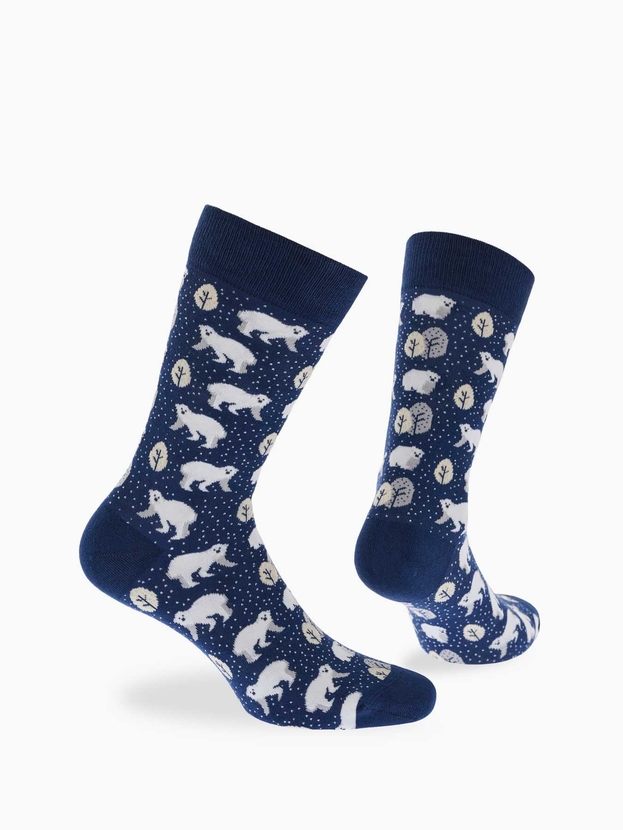 Κάλτσες από bamboo με χριστουγεννιάτικο σχέδιο σε gift box (2 ζεύγη)