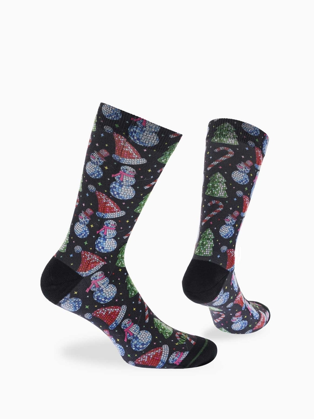 Printed κάλτσες με χριστουγεννιάτικο σχέδιο σε μπάλα/στολίδι