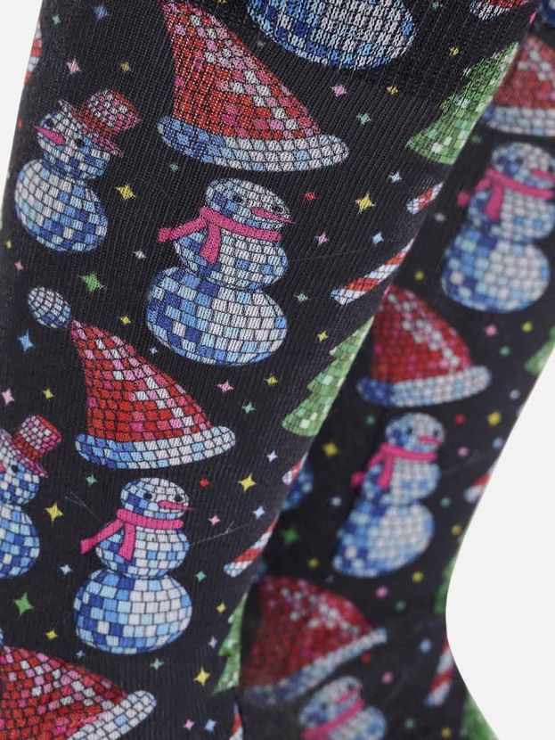 Printed κάλτσες με χριστουγεννιάτικο σχέδιο σε μπάλα/στολίδι