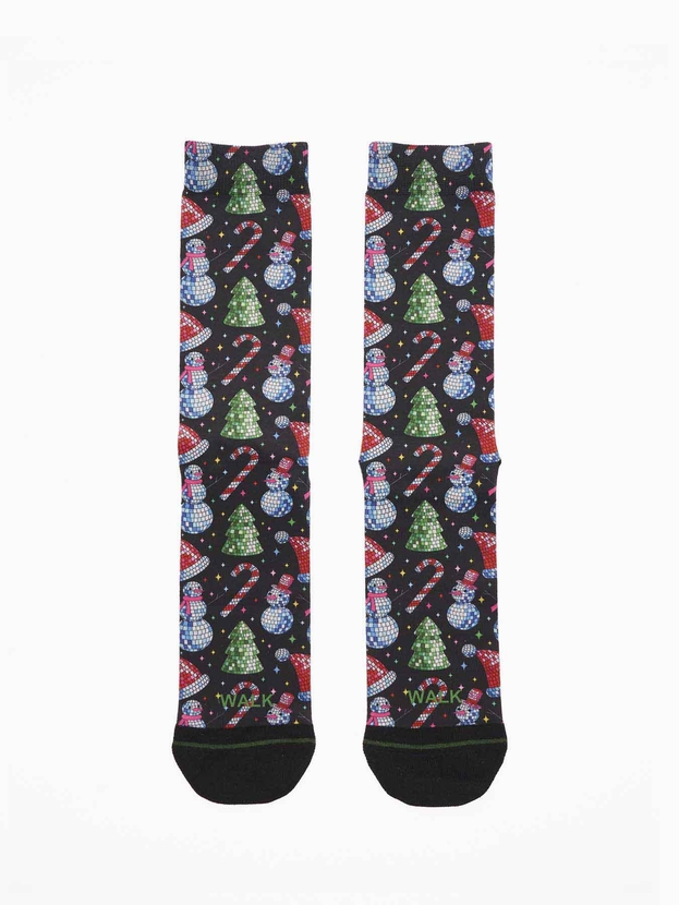 Printed κάλτσες με χριστουγεννιάτικο σχέδιο σε μπάλα/στολίδι