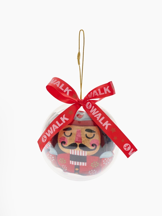 Printed κάλτσες με χριστουγεννιάτικο σχέδιο σε μπάλα/στολίδι