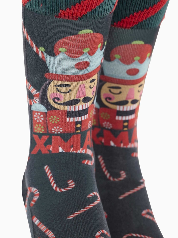 Printed κάλτσες με χριστουγεννιάτικο σχέδιο σε μπάλα/στολίδι