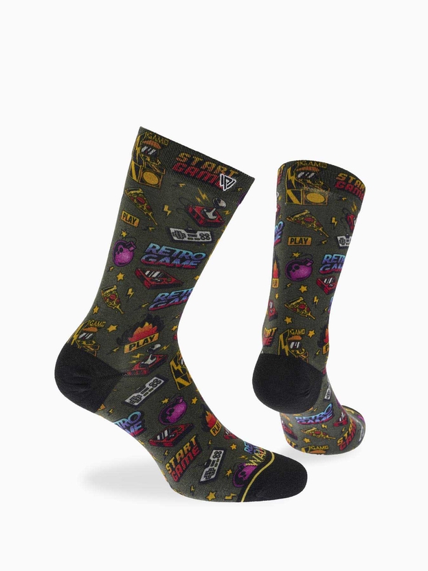 Κάλτσες από bamboo με seamless 360° print