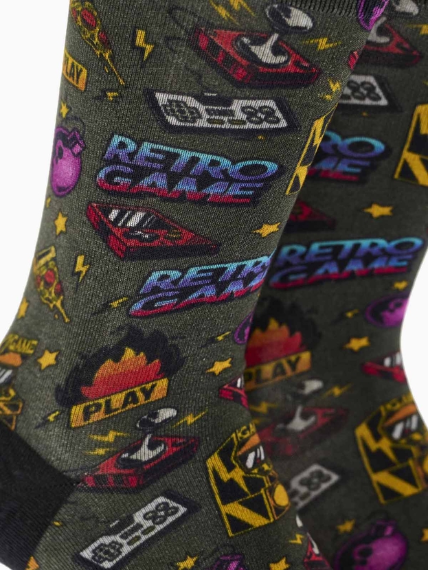 Κάλτσες από bamboo με seamless 360° print