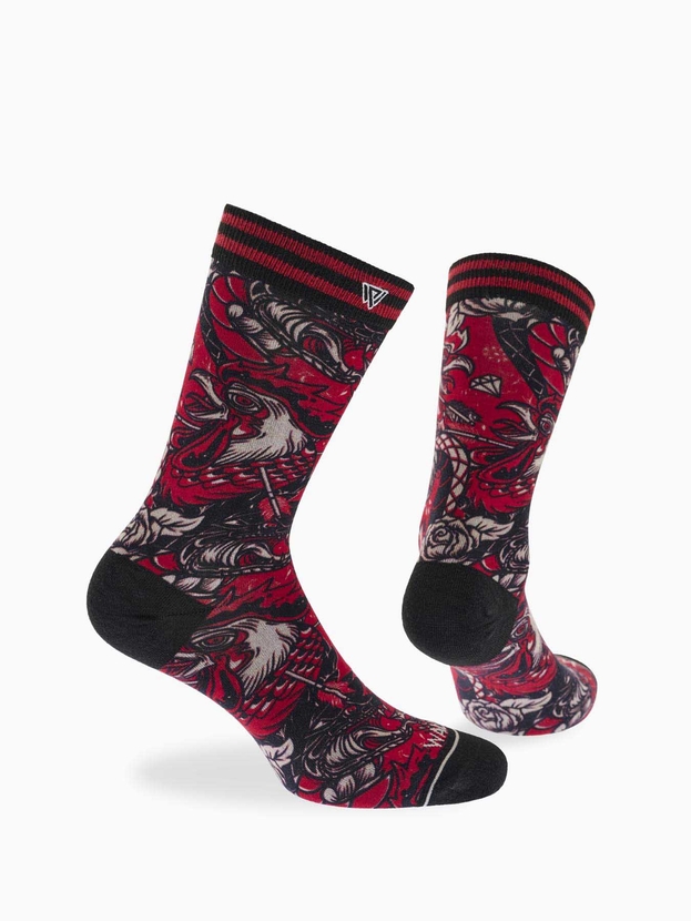 Κάλτσες από bamboo με seamless 360° print