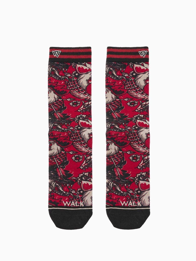 Κάλτσες από bamboo με seamless 360° print