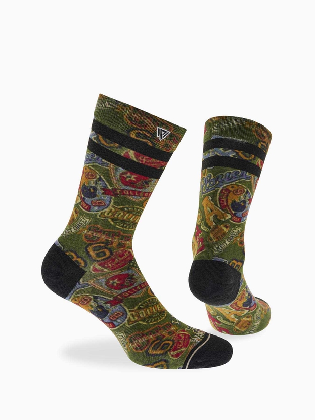 Κάλτσες από bamboo με seamless 360° print