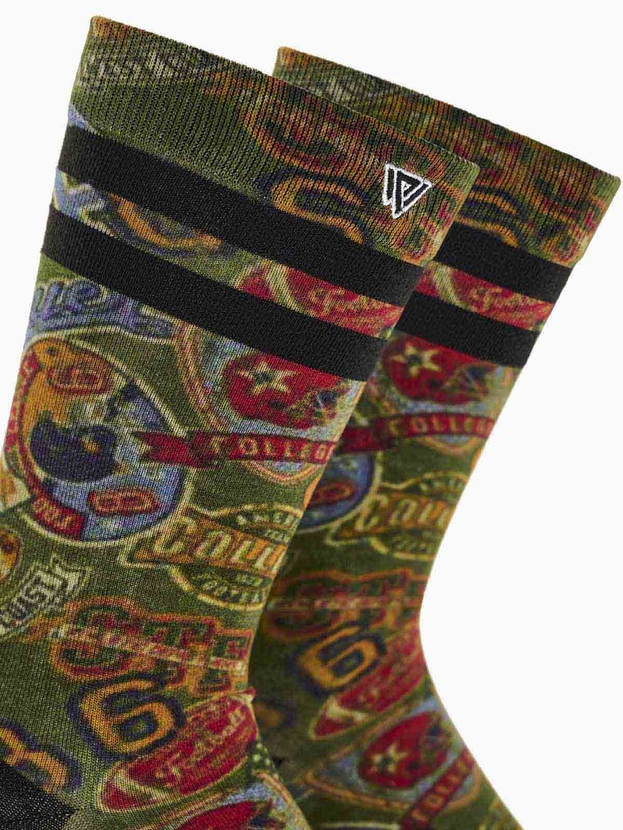 Κάλτσες από bamboo με seamless 360° print