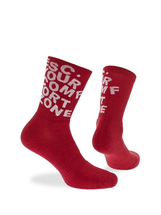 Αθλητικές βαμβακερές κάλτσες με σχέδιο