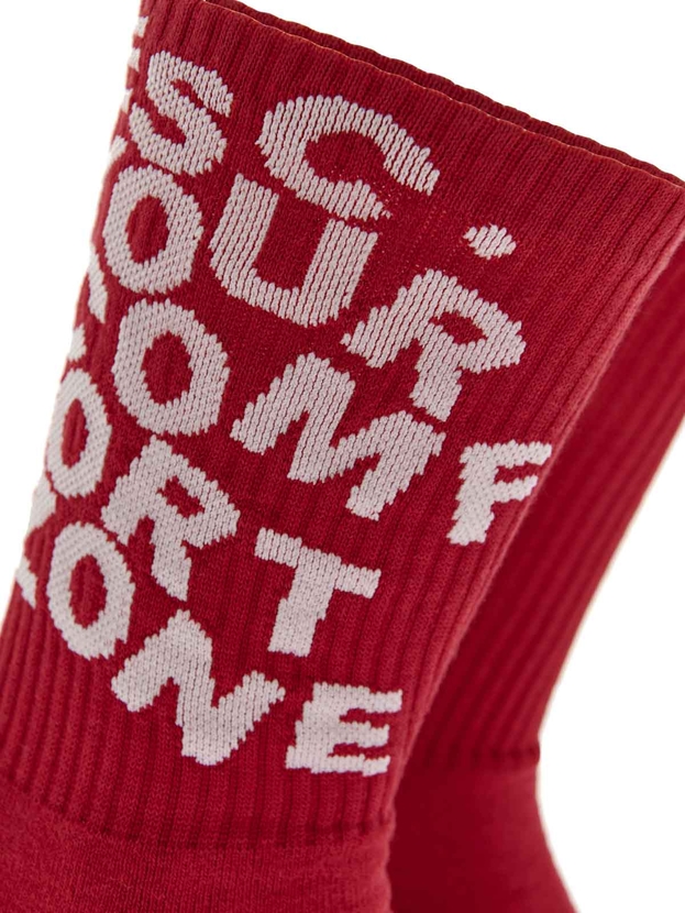 Αθλητικές βαμβακερές κάλτσες με σχέδιο