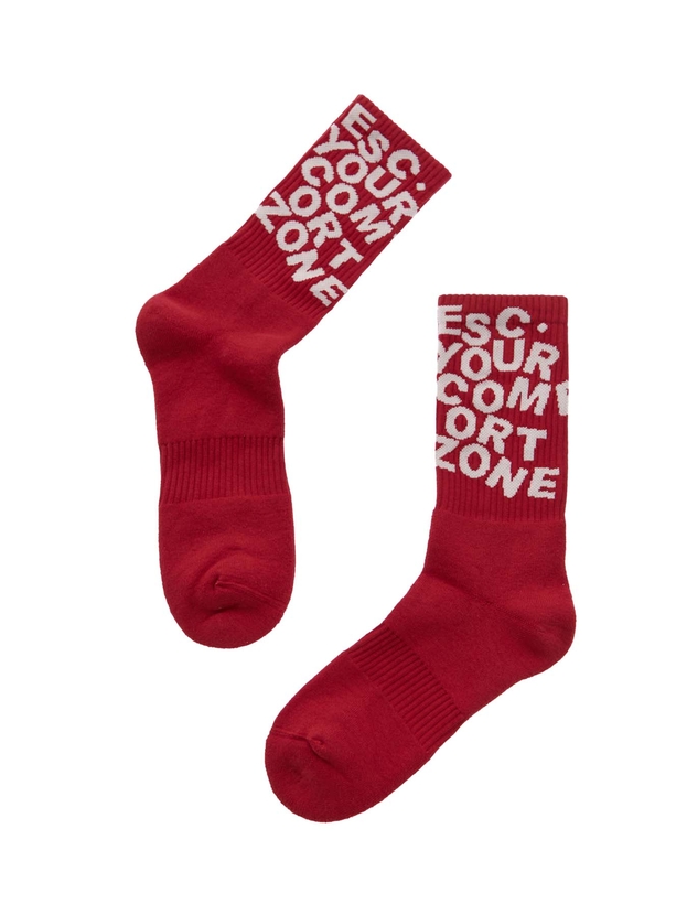 Αθλητικές βαμβακερές κάλτσες με σχέδιο