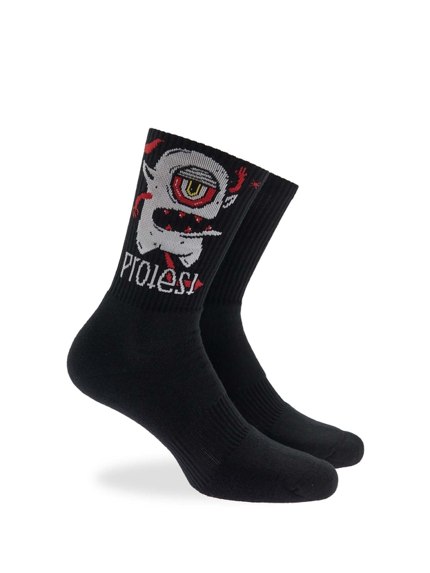 Αθλητικές βαμβακερές κάλτσες με σχέδιο