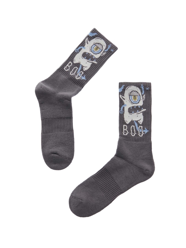 Αθλητικές βαμβακερές κάλτσες με σχέδιο