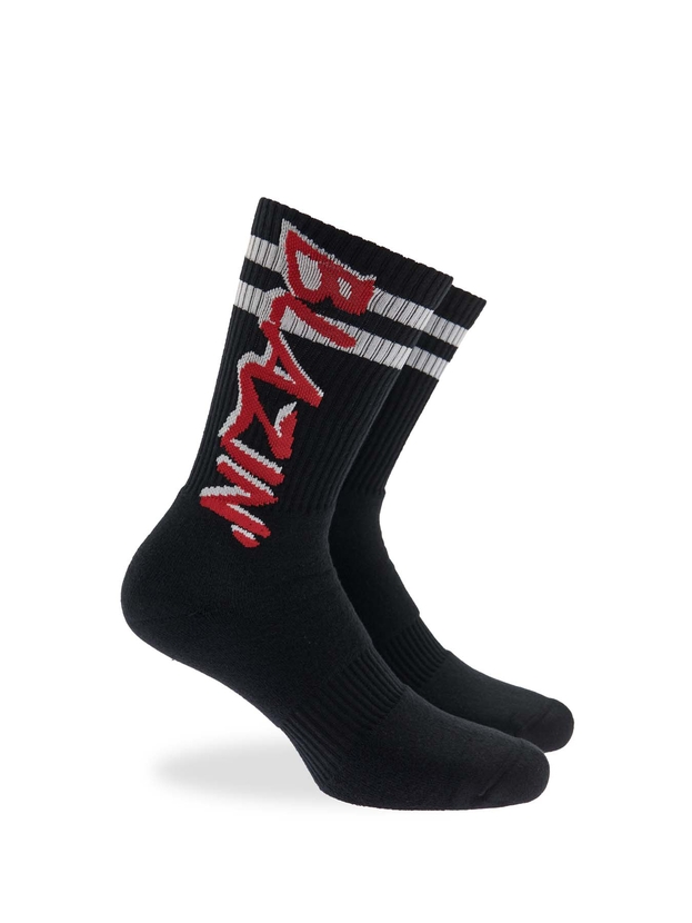 Αθλητικές βαμβακερές κάλτσες με σχέδιο