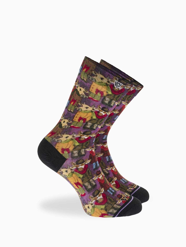 Κάλτσες από bamboo με seamless 360° print