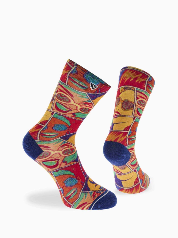 Κάλτσες από bamboo με seamless 360° print