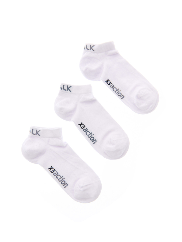 Cotton low cut socks (3 pairs)