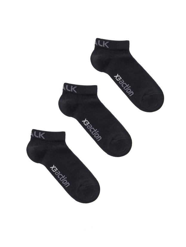 Cotton low cut socks (3 pairs)