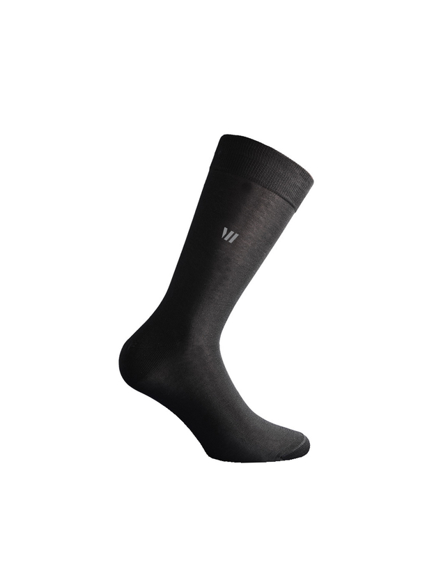 Mercerised cotton socks with small motif