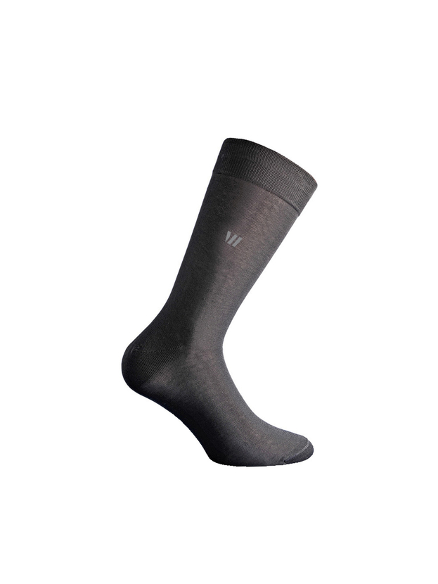 Mercerised cotton socks with small motif