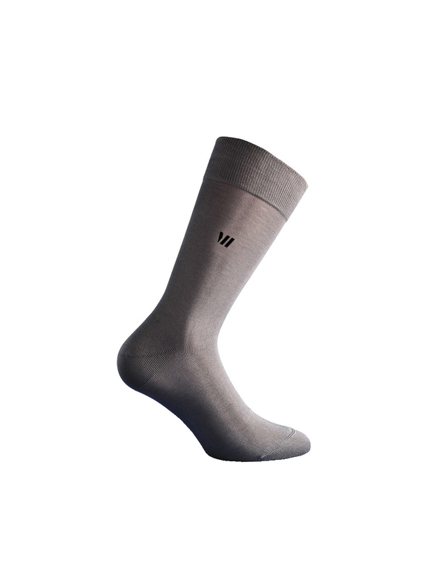 Mercerised cotton socks with small motif