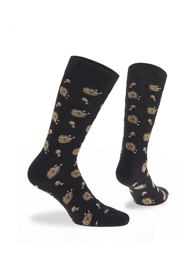 Βαμβακερές κάλτσες με σχέδιο γαλοπούλες