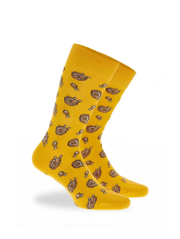 Βαμβακερές κάλτσες με σχέδιο γαλοπούλες