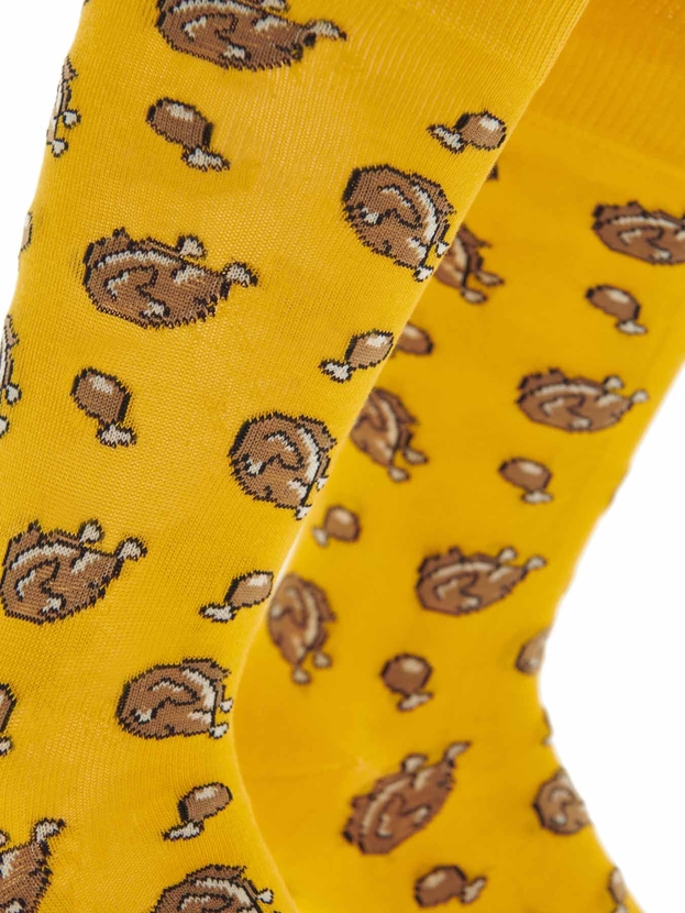 Βαμβακερές κάλτσες με σχέδιο γαλοπούλες