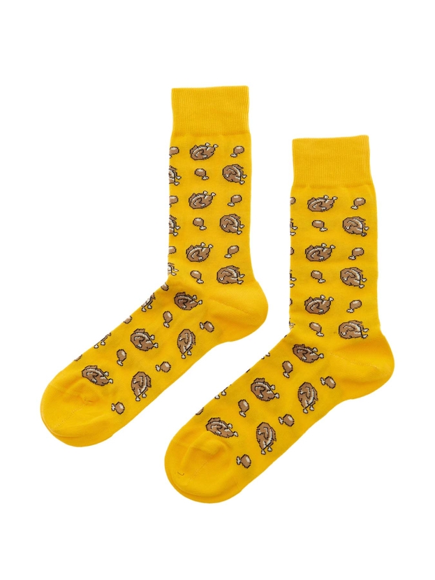 Βαμβακερές κάλτσες με σχέδιο γαλοπούλες