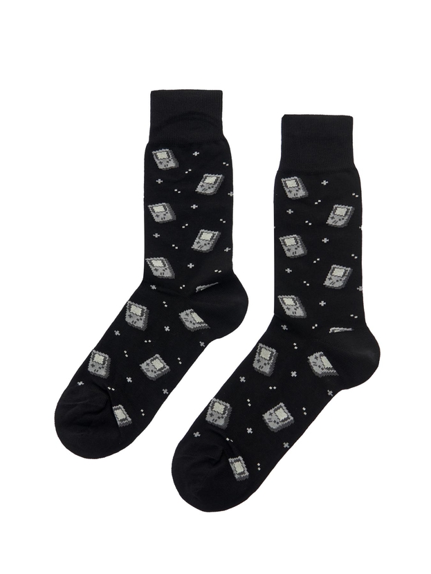 Βαμβακερές κάλτσες με σχέδιο Game Boy
