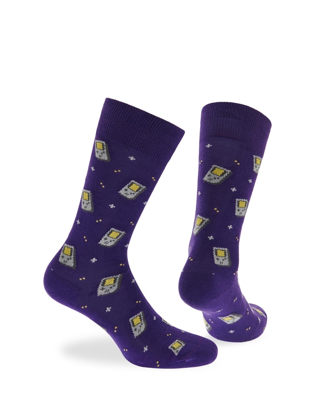 Βαμβακερές κάλτσες με σχέδιο Game Boy