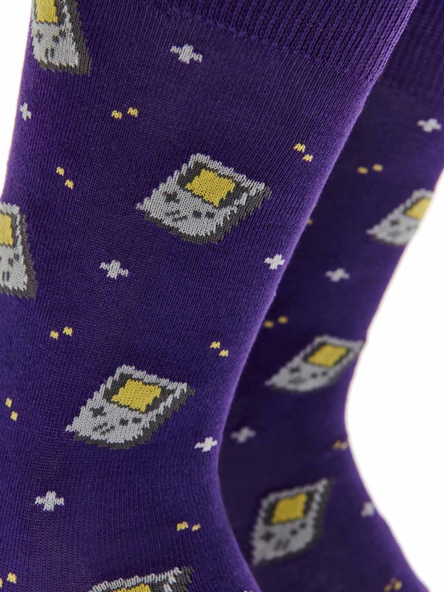 Βαμβακερές κάλτσες με σχέδιο Game Boy