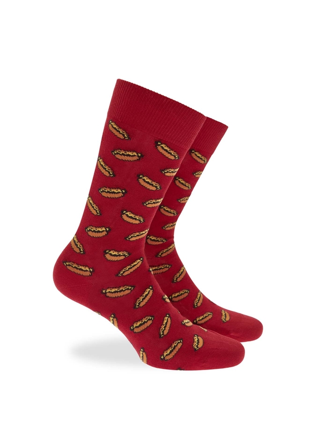 Cotton Hot dog crew socks