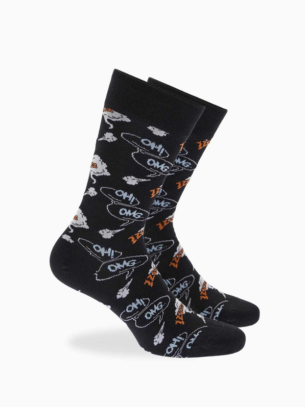 Βαμβακερές κάλτσες με σχέδιο pop art