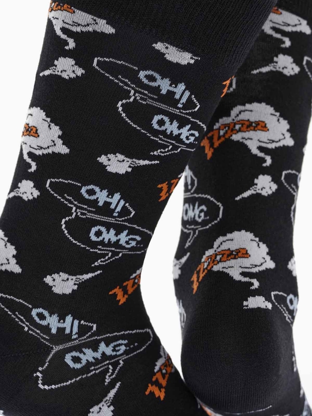 Βαμβακερές κάλτσες με σχέδιο pop art