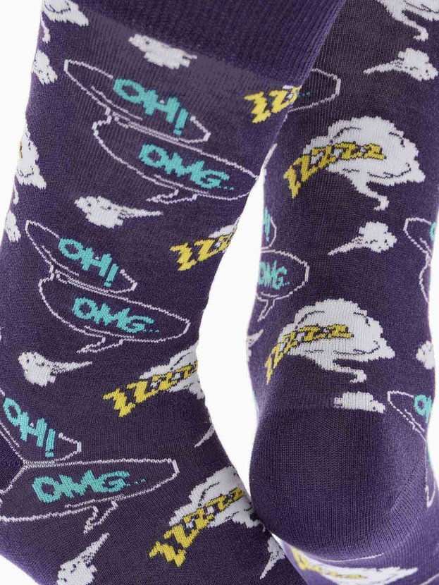 Βαμβακερές κάλτσες με σχέδιο pop art