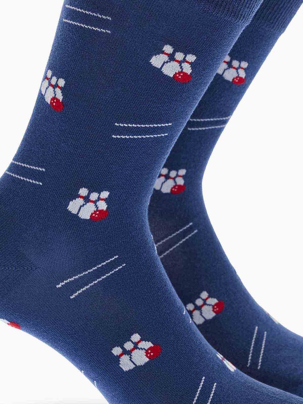 Βαμβακερές κάλτσες με σχέδιο bowling