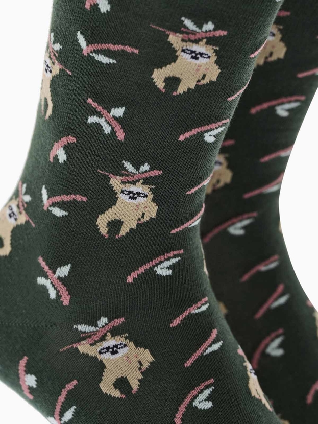 Βαμβακερές κάλτσες με σχέδιο sloth