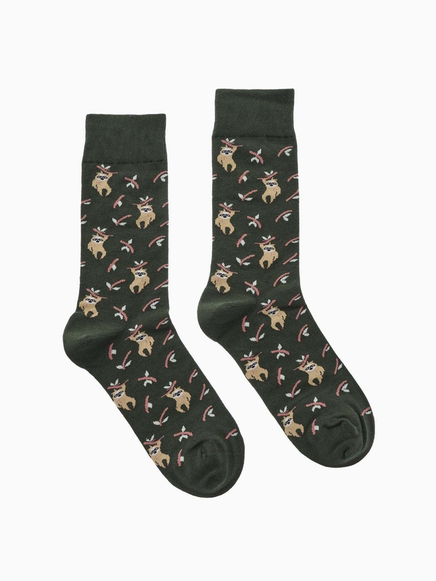 Βαμβακερές κάλτσες με σχέδιο sloth