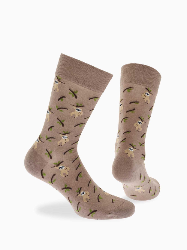 Βαμβακερές κάλτσες με σχέδιο sloth